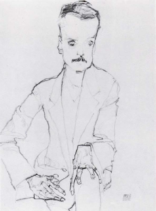 Egon Schiele Portrait of eduard kosmack